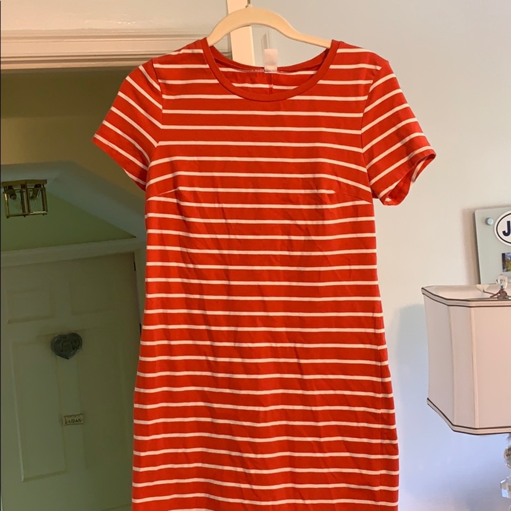 Old Navy Red And White Stripe Sundress - image 1